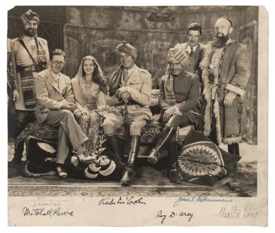 Lot #705 The Black Watch: Ford, McLaglen, and Others Signed Photograph