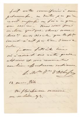 Lot #385 Louis-Gabriel Suchet Autograph Letter Signed - Image 2