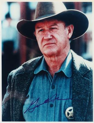 Lot #745 Gene Hackman Signed Oversized Photograph - Image 1