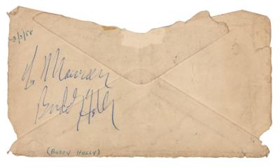 Lot #553 Buddy Holly Signature (1958) - Image 1