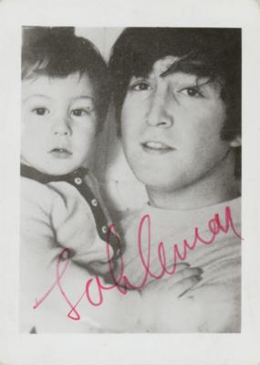 Lot #549 Beatles: John Lennon Signed Photograph