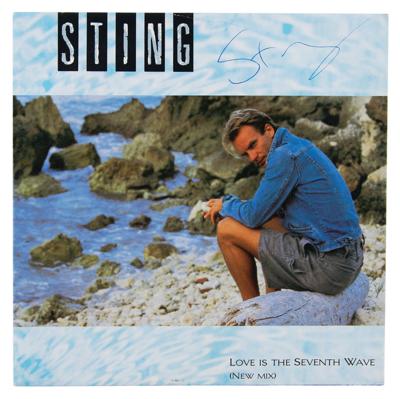 Lot #651 Sting Signed 45 RPM Record - Image 1