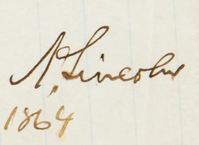 Lot #34 Abraham Lincoln Autograph Endorsement Signed as President Promoting a Wounded Captain - Image 2