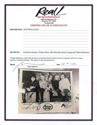 Lot #652 Styx Signed Photograph - Image 2