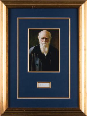 Lot #184 Charles Darwin Signature