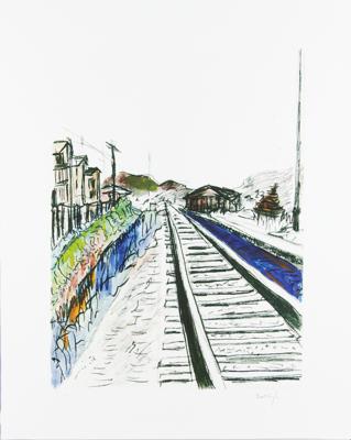 Lot #551 Bob Dylan (4) Signed 'Train Tracks' Giclee Prints - Image 8