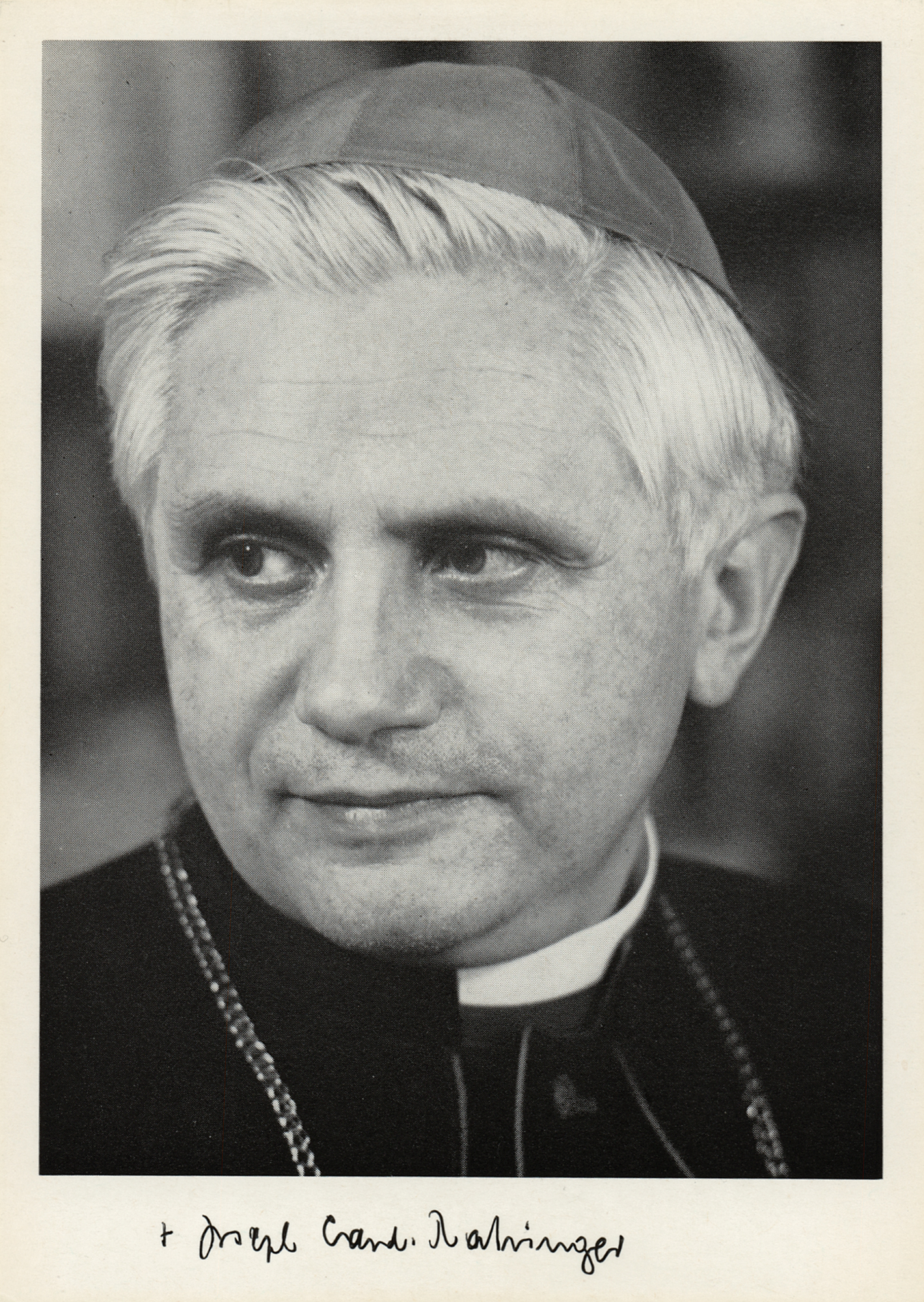 Lot #302 Pope Benedict XVI Signed Photograph