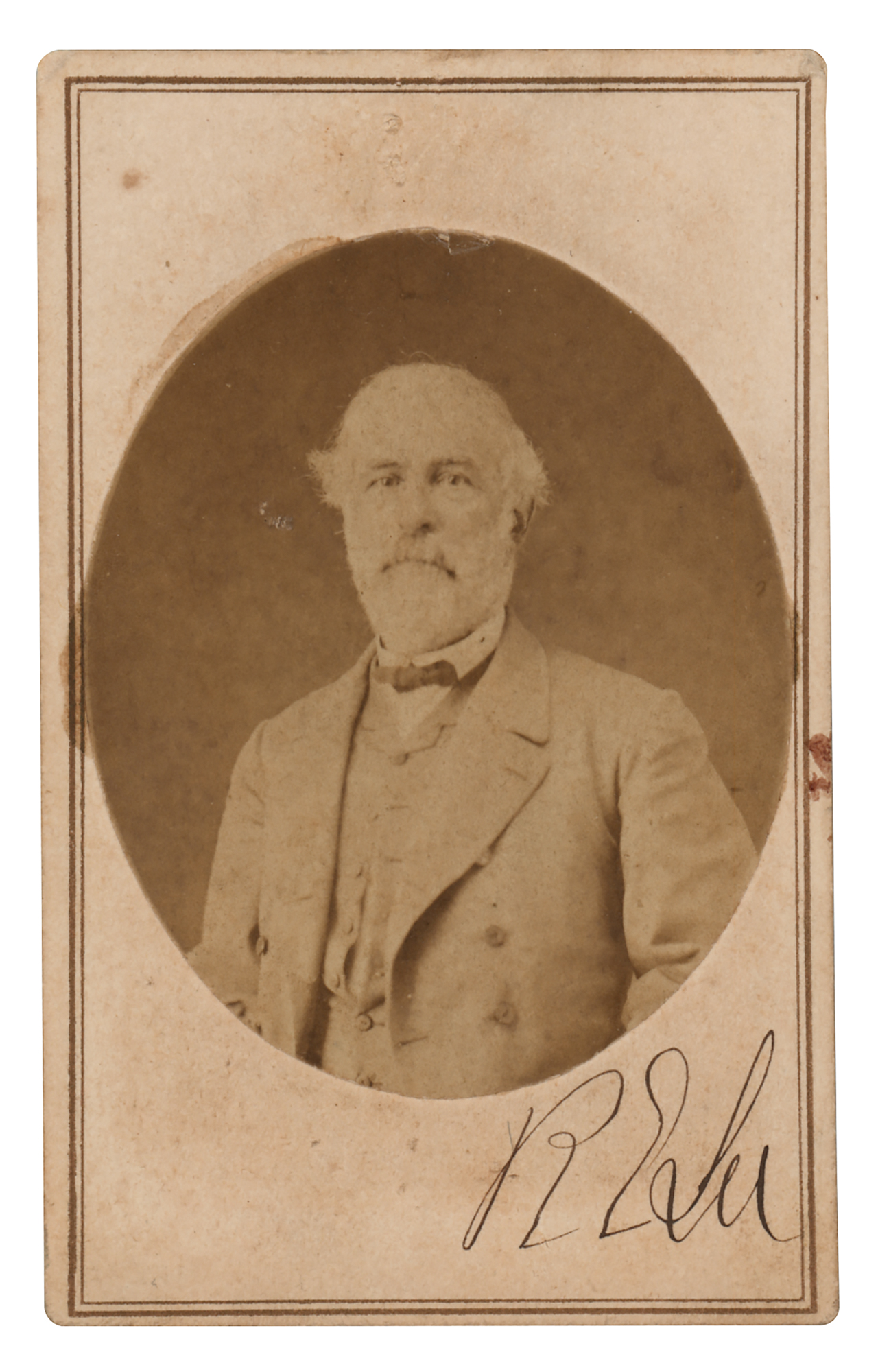 Lot #343 Robert E. Lee Signed Photograph