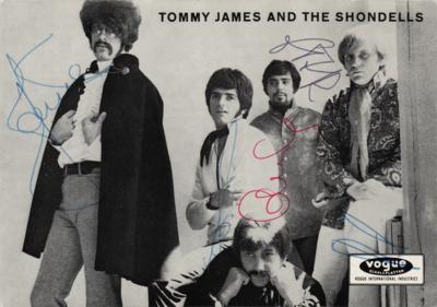Lot #632 Tommy James and the Shondells Signed Photograph - Image 1