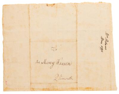 Lot #4 Abigail Adams letter on Battles of Lexington and Concord - Image 3