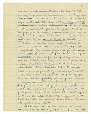 Lot #76 Ronald Reagan Handwritten Draft of Inaugural Address as Governor - Image 4
