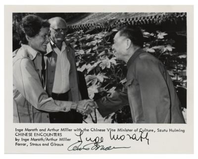 Lot #546 Arthur Miller and Inge Morath (3) Signed Items - Image 4