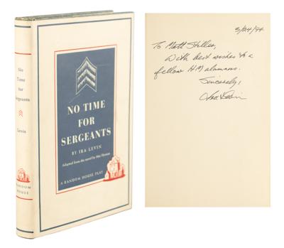 Lot #541 Ira Levin Signed Book and Typed Letter Signed - Image 1