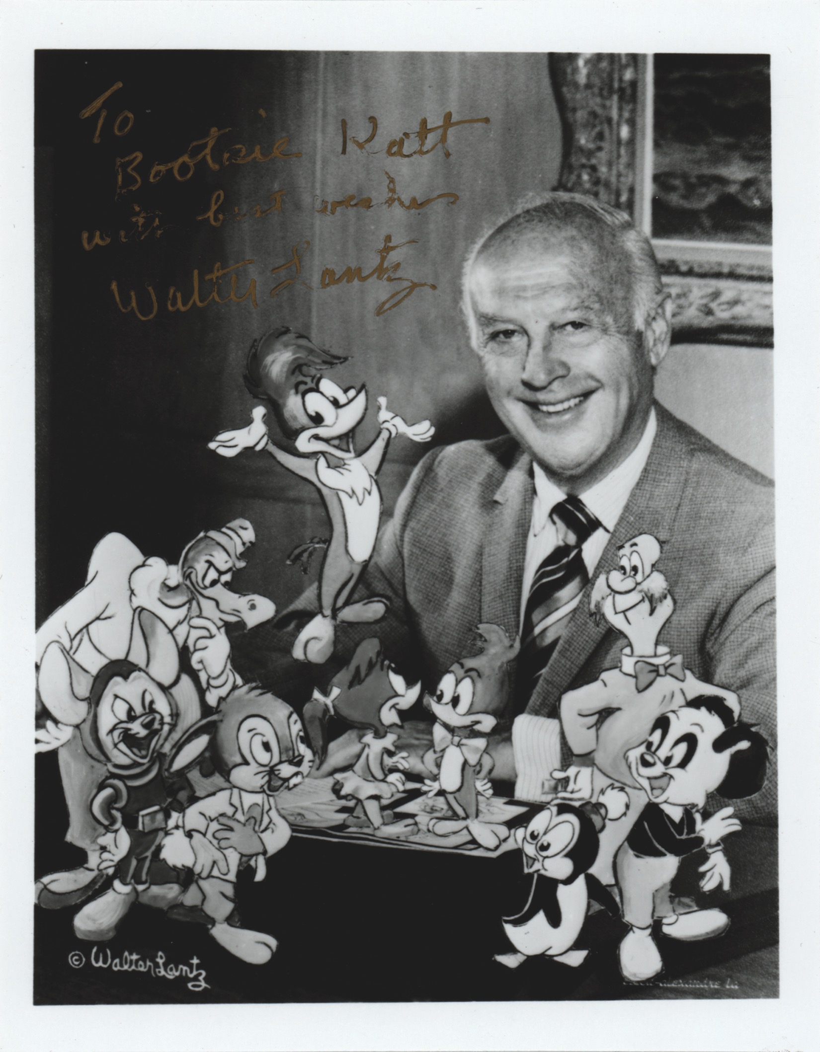 Lot #461 Cartoonists (5) Signed Photographs - Image 3