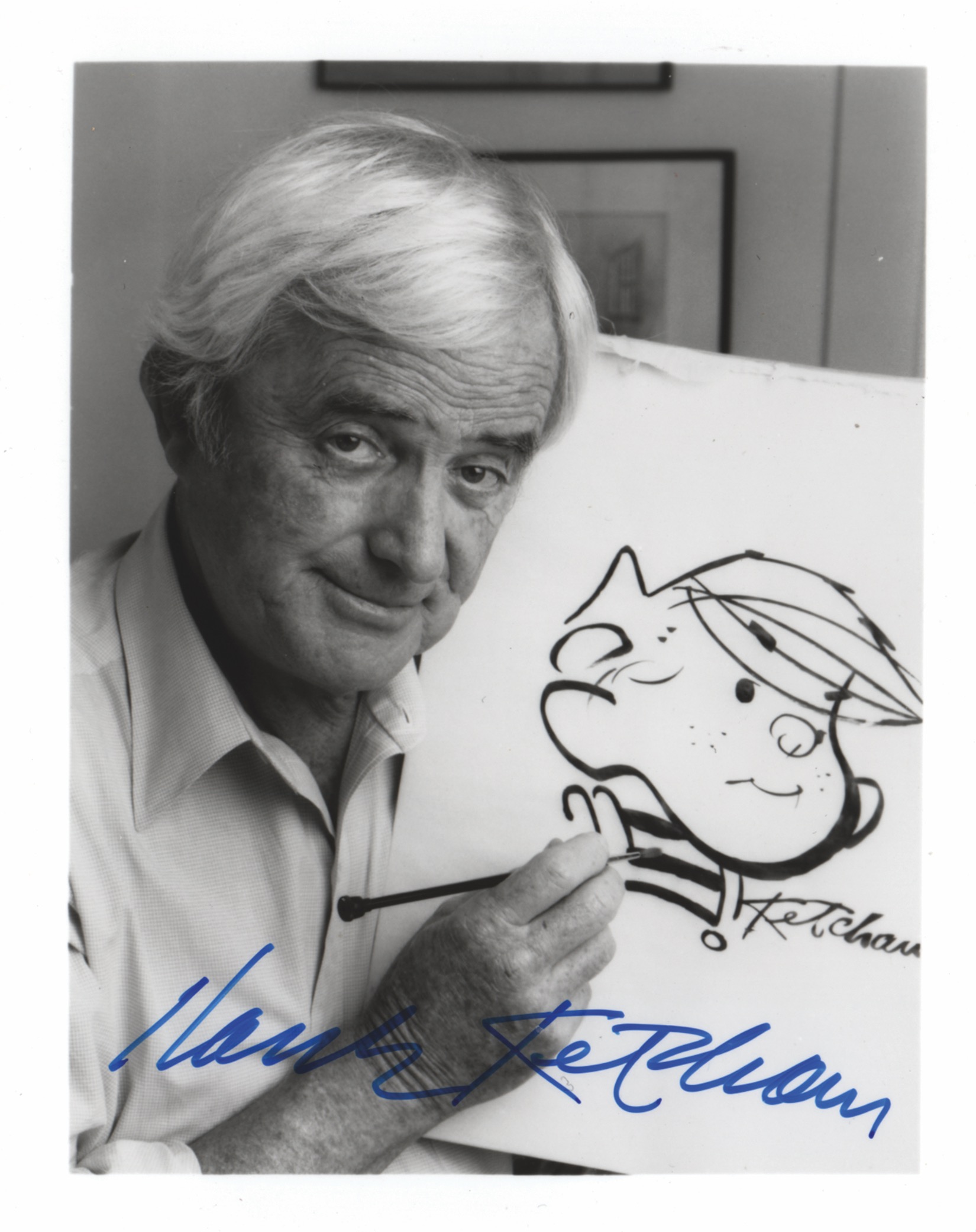 Lot #461 Cartoonists (5) Signed Photographs - Image 5