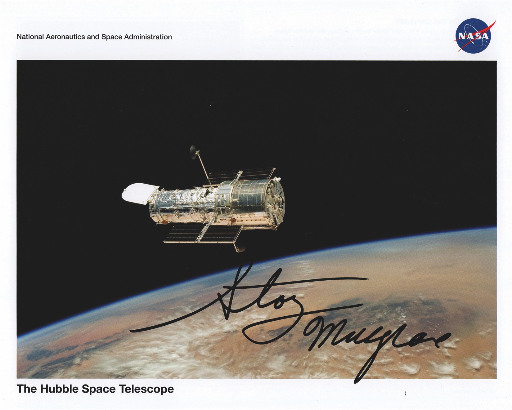 Lot #411 Story Musgrave (3) Signed Photographs - Image 3