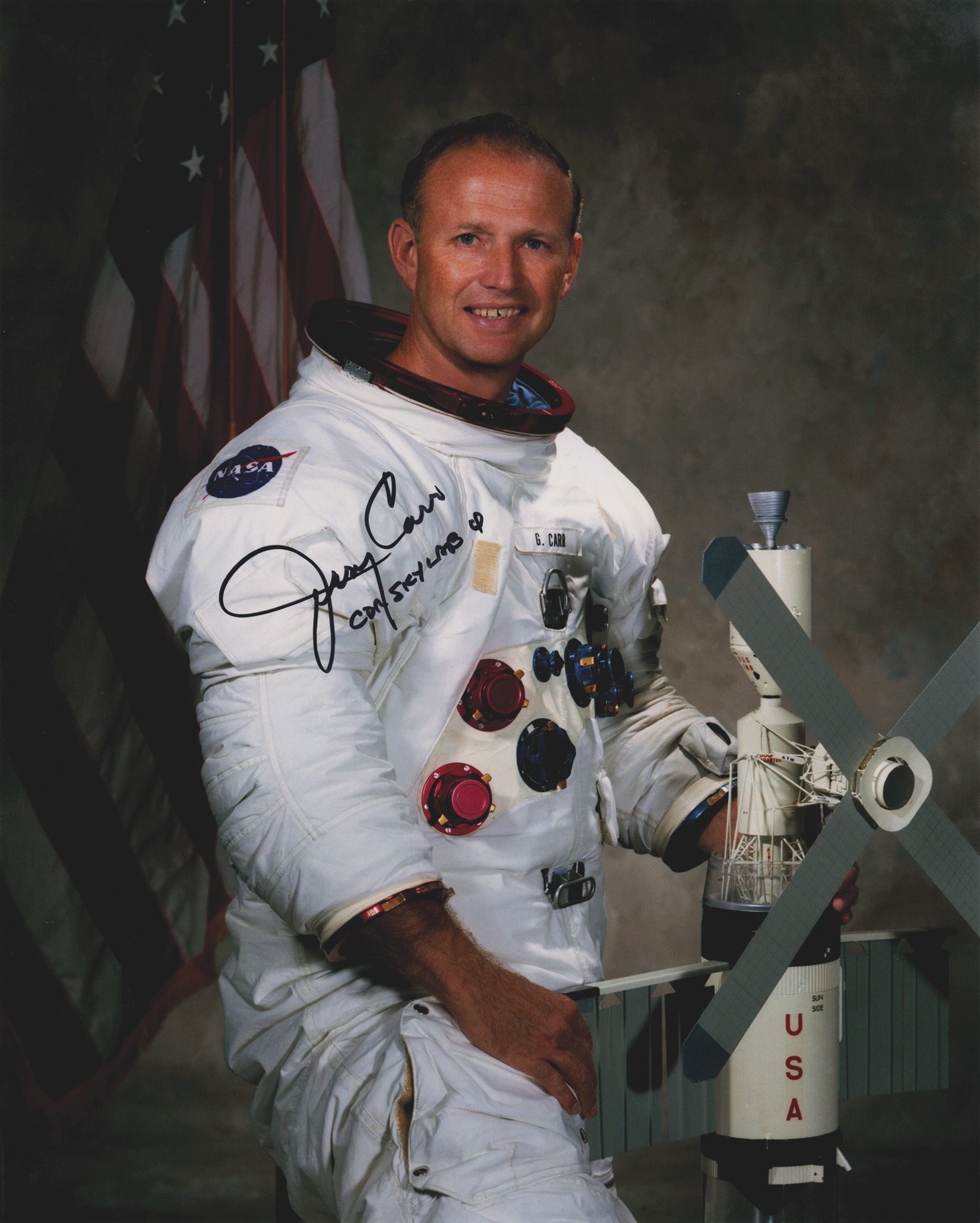 Lot #413 Skylab (6) Signed Photographs - Image 2