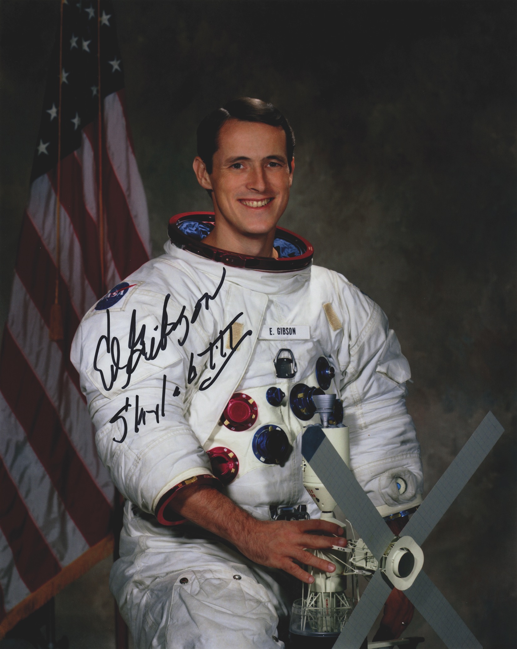 Lot #413 Skylab (6) Signed Photographs - Image 3