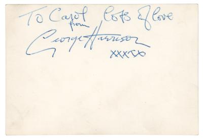 Lot #571 George Harrison Signed Letter and Photograph for an Admirer - Image 3