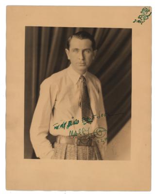 Lot #852 Malcolm St. Clair Signed Photograph to