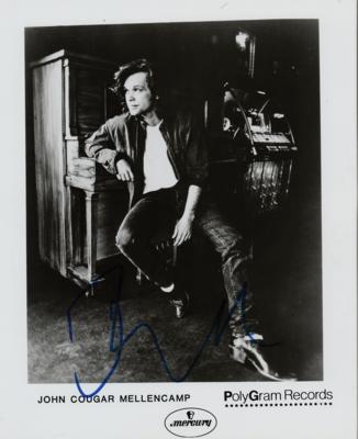 Lot #648 John Cougar Mellencamp Signed Photograph - Image 1