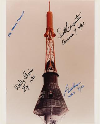 Lot #408 Mercury Astronauts: Carpenter, Cooper, and Schirra SP - Image 1
