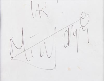 Lot #660 Rolling Stones: Mick Jagger Signature - Image 2
