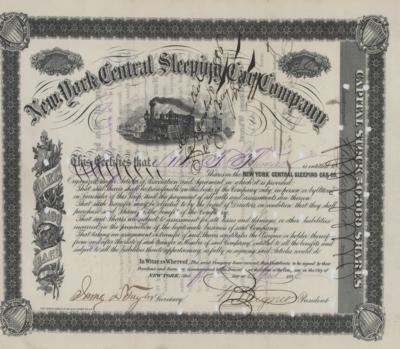 Lot #334 Webster Wagner Document Signed - Image 1