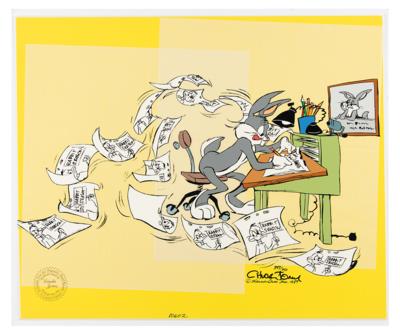 Lot #463 Chuck Jones Signed Limited Edition Cel: 'Bugs Director' - Image 1