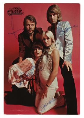 Lot #678 ABBA Signed Photograph