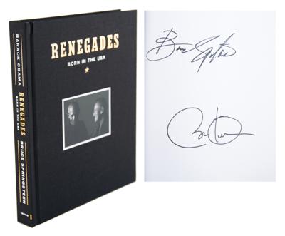 Lot #91 Barack Obama and Bruce Springsteen Signed Book - Image 1