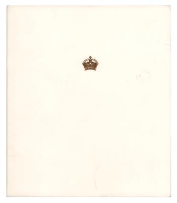Lot #222 Elizabeth, Queen Mother Signed Christmas Card (1988) - Image 2