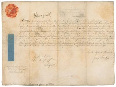 Lot #252 King George I Document Signed - Image 1