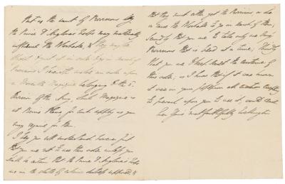 Lot #168 Duke of Wellington Autograph Letter Signed on Blockade - Image 2