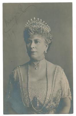 Lot #302 Mary of Teck Signed Photograph