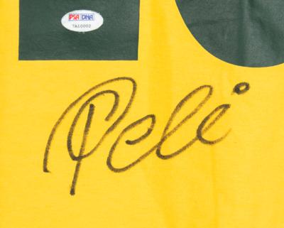 Lot #928 Pele Signed Soccer Jersey - Image 2