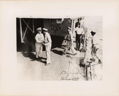 Lot #349 Douglas MacArthur Signed Photograph on USS Cleveland - Image 5