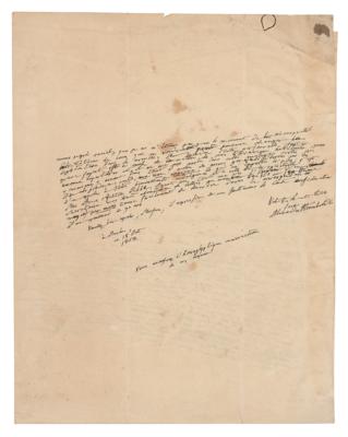 Lot #239 Alexander von Humboldt Autograph Letter Signed - Image 2
