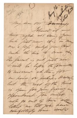 Lot #228 Jessie Benton Fremont Autograph Letter Signed on Abolition - Image 1