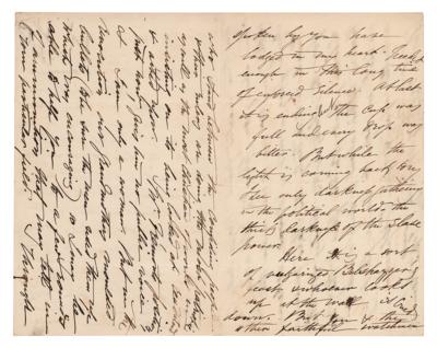 Lot #228 Jessie Benton Fremont Autograph Letter Signed on Abolition - Image 2
