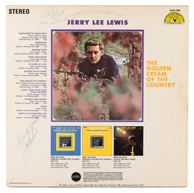 Lot #645 Jerry Lee Lewis Signed Album - Image 1