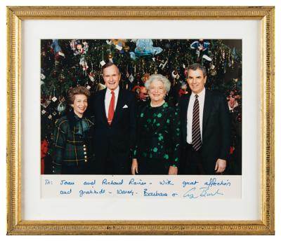 Lot #51 George and Barbara Bush Signed Photograph - Image 2
