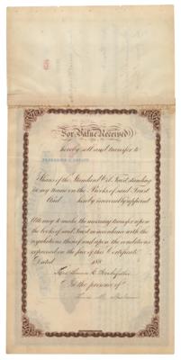 Lot #174 John D. Rockefeller and Henry M. Flagler Document Signed - Image 2