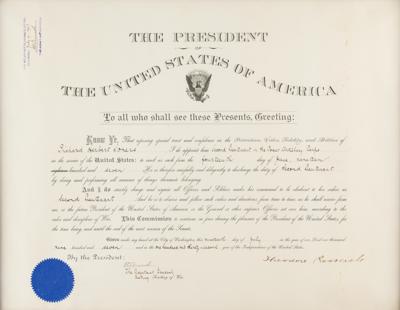 Lot #26 Theodore Roosevelt Document Signed as