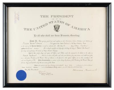 Lot #26 Theodore Roosevelt Document Signed as President - Image 2