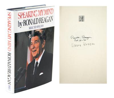 Lot #95 Ronald and Nancy Reagan Signed Book