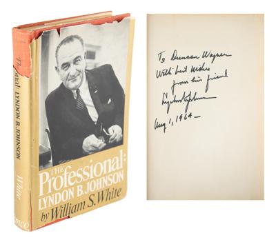 Lot #81 Lyndon B. Johnson Signed Book