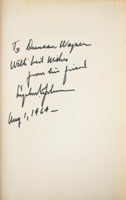 Lot #81 Lyndon B. Johnson Signed Book - Image 2