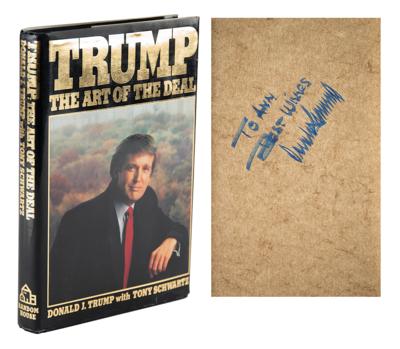 Lot #101 Donald Trump Signed Book
