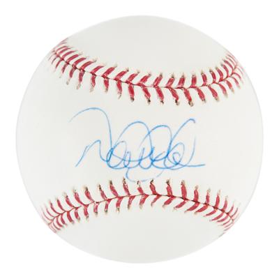 Lot #913 Derek Jeter Signed Baseball